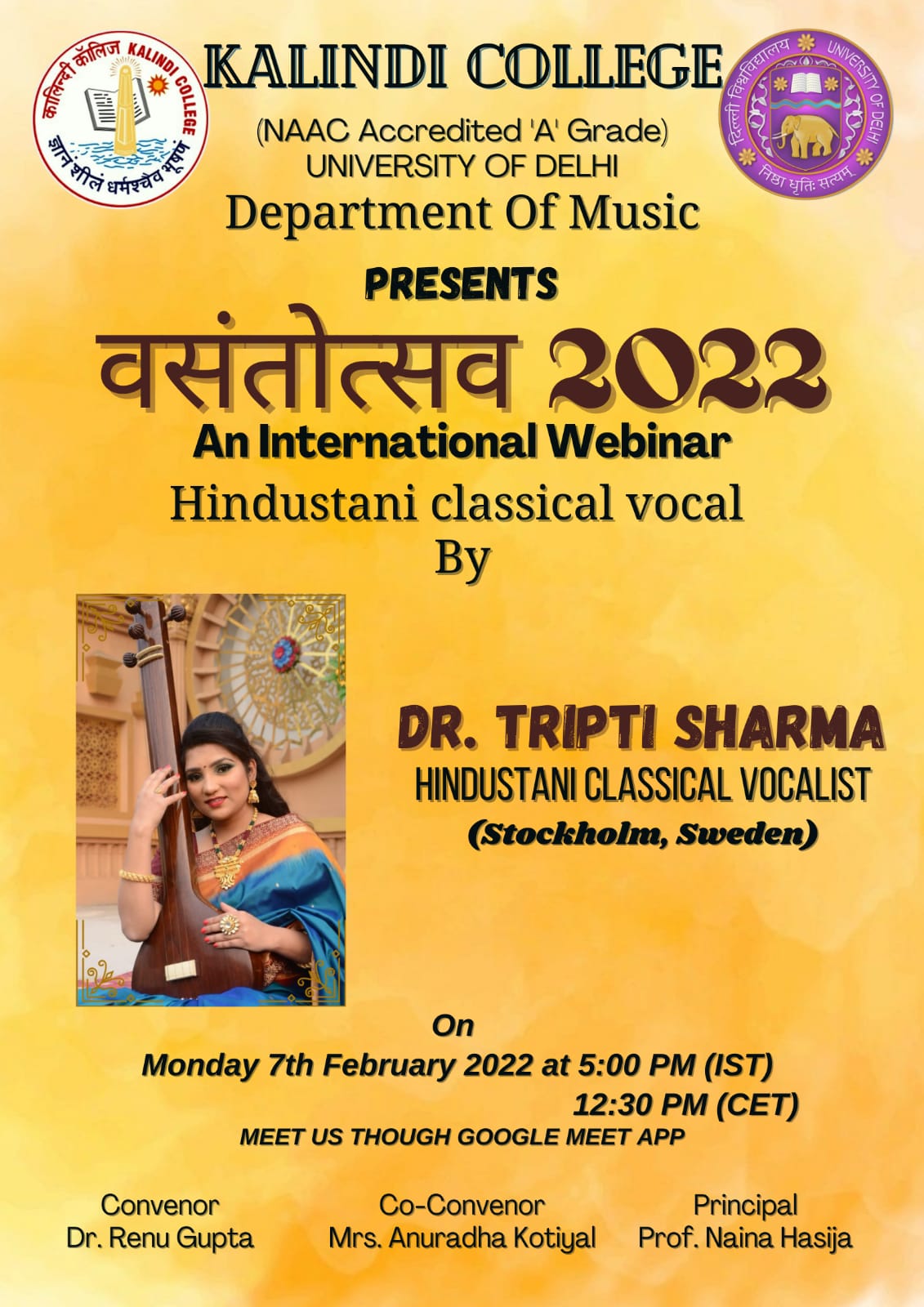 Vasantotsav 2022 poster