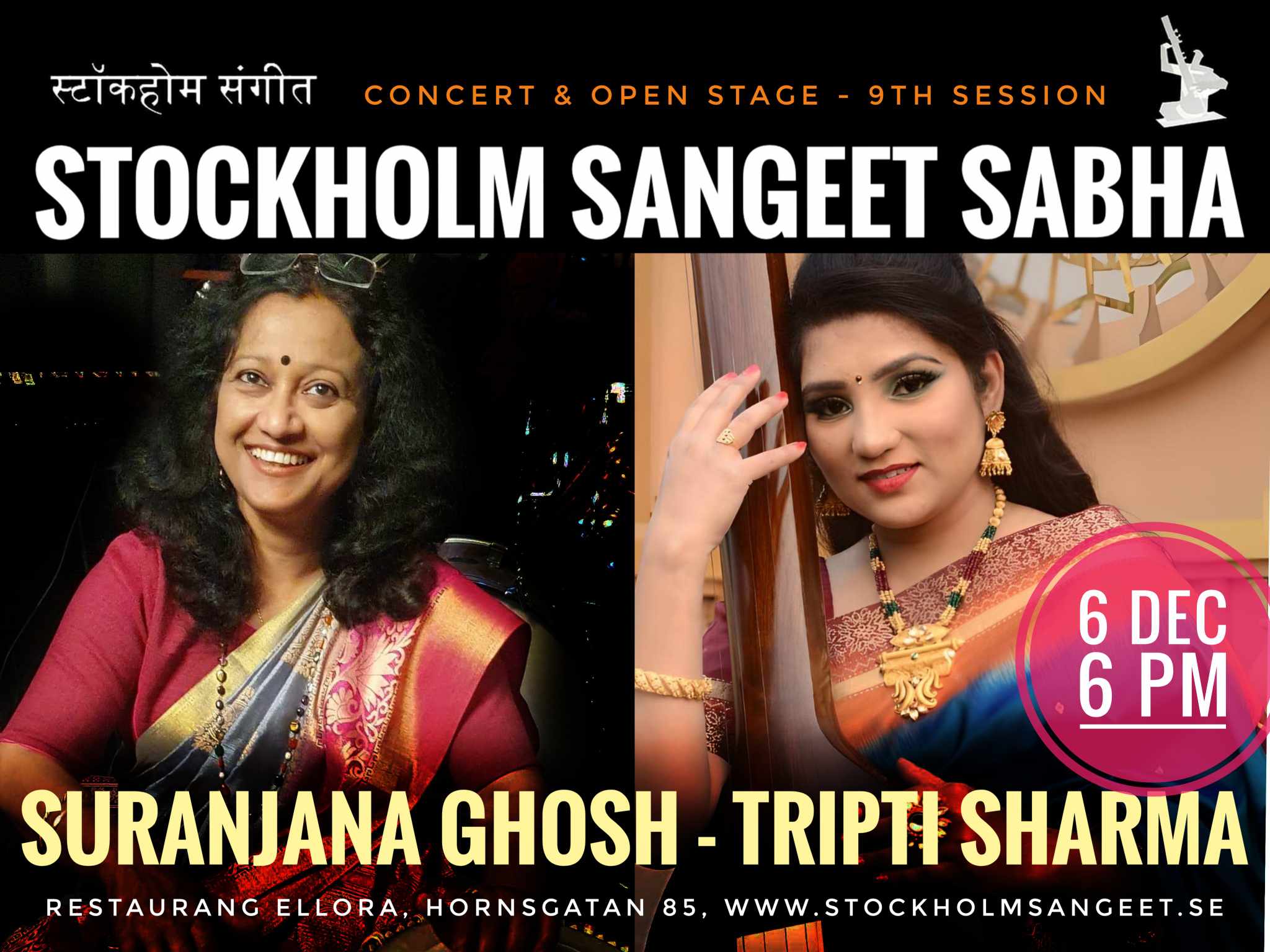 Stockholm Sangeet Sabha poster
